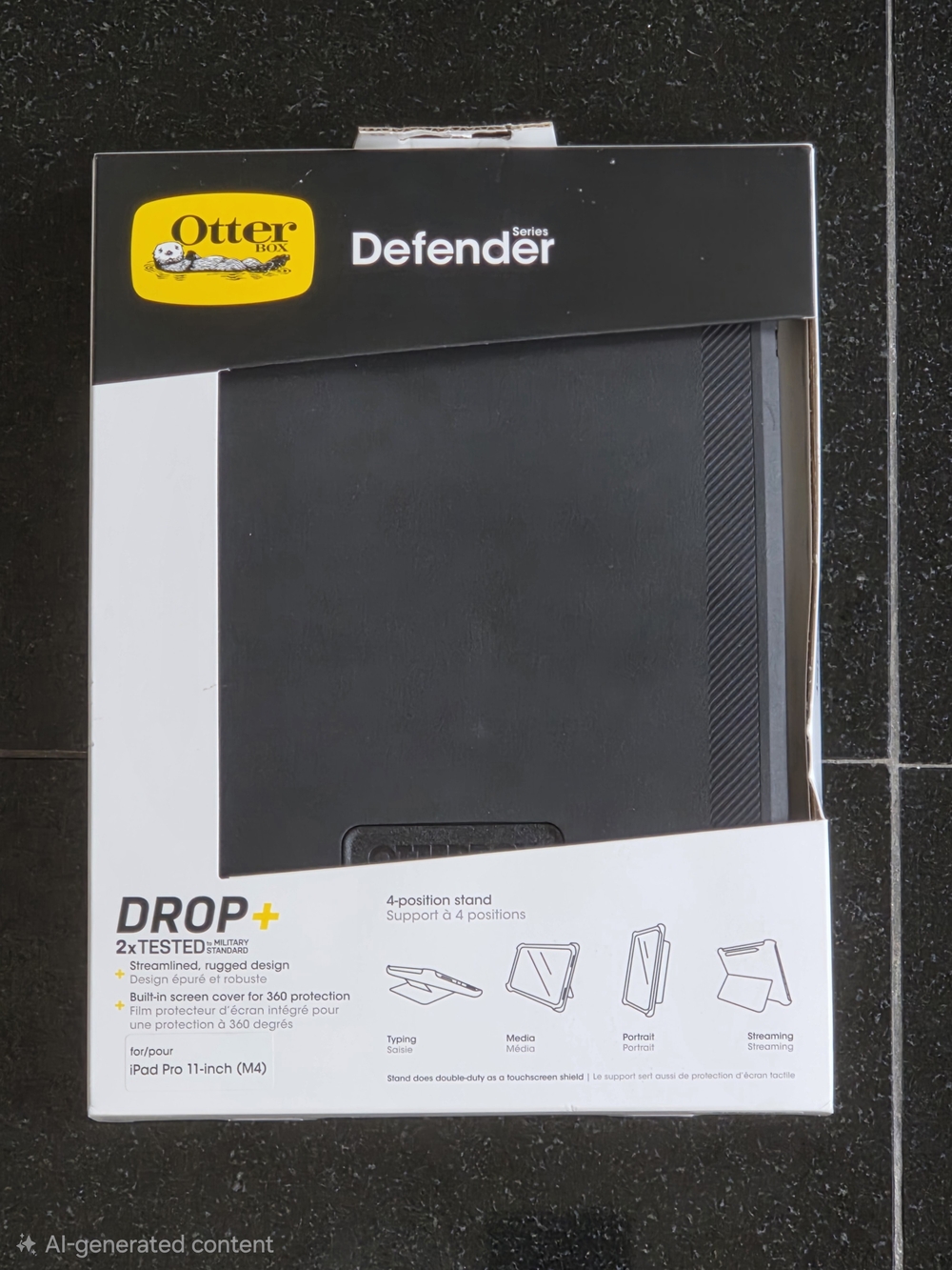 OtterBox Defender Series Black Rugged Case for iPad Pro 11-inch